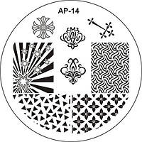 Пластина диск для стемпінгу AP 14