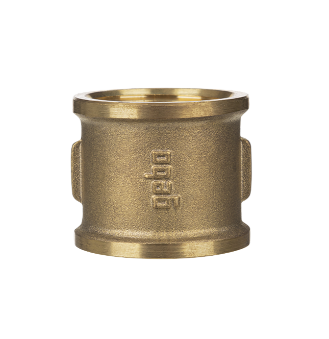Муфта латунна внутрішня-внутрішня 1/2" Gebo Gold арт.270