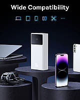 Портативна Батарея Baseus Star-Lord Digital Display 30000mAh 65W, White, фото 8