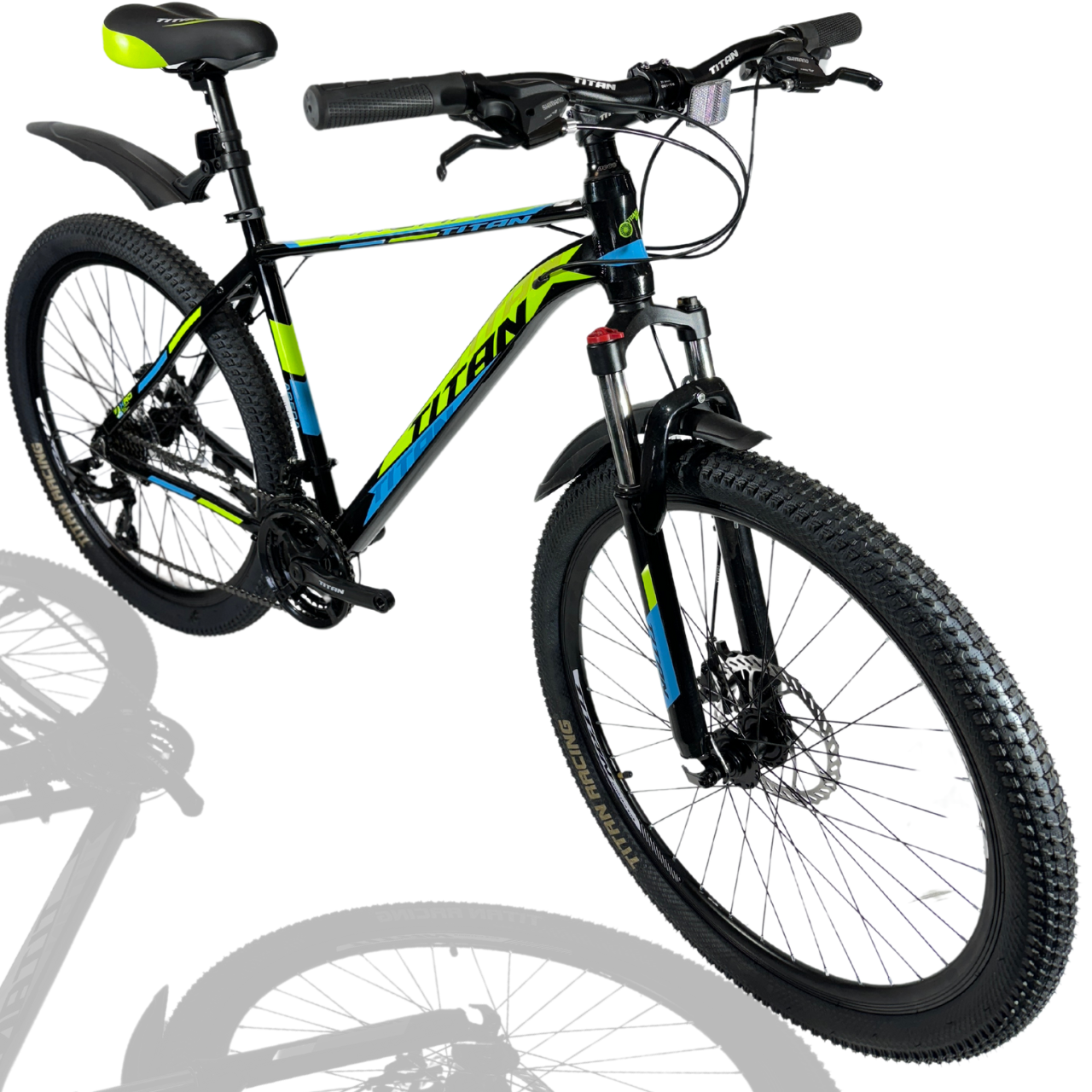 Велосипед Titan 26" Arena 2024 Рама-13" black-green
