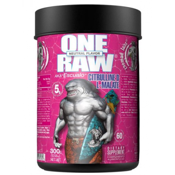 Цитрулін перед тренуванням Zoomad Labs Raw One L-Citrulline Malate - 300 г
