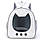 Рюкзак-переноска для кішок і собак 34х31х18 CosmoPet CP-35 White, фото 4