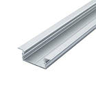 Профіль алюмінієвий врізний для LED освітлення анодований з пиловологозахистом 2м 7х16