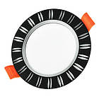 Світильник LED Biom DFR-6B 6Вт чорний для освітлення приміщень круглий енергозберігаючий 5000К