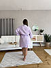 Халат жіночий для вагітних COSY кімоно з мусліну лавандовий, фото 2