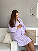 Халат жіночий для вагітних COSY кімоно з мусліну лавандовий, фото 8