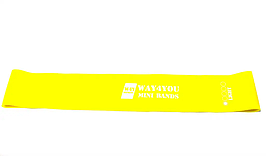 Еспандер для ніг Mini Bands Way4You 0,8 - 2 кг Жовта