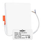 Світильник світлодіодний Biom UNI-2-S12W-5 12Вт квадратний для освітлення приміщень нейтральне світло 5000К