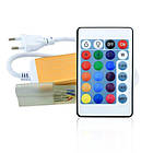 Контролер RGB Neon 220B пульт ДУ для управління світлодіодною стрічкою потужний 1200 Вт