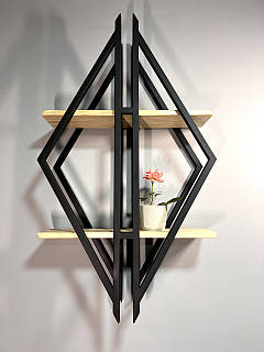 Полиця настінна, лофт полиця настінна