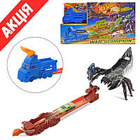 Ігровий набір Автотрек із запуском машинки Дитячий іграшковий трек із машинкою Гоночний трек для дітей Синій