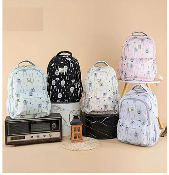 Рюкзак шкільний спортивний міський 45*30 см на блискавці з кишенею в різних кольорах Bagfon