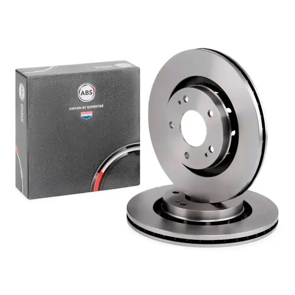 Передній гальмівний диск Аутлендер, Пежо 407 / Outlander, 4007 (MR205215) ABS 17433, фото 1