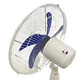 Підлоговий малошумний вентилятор 100W Wimpex-WX-1612 Біло-Синій, фото 4