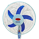 Підлоговий малошумний вентилятор 100W Wimpex-WX-1612 Біло-Синій, фото 3