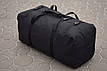 Транспортна сумка Чорна US 130 літрів, тактичний баул великий рюкзак армійський ВСУ ЗСУ МВС ДСНС, фото 5