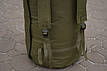 Баул для військових Оліва-Хакі 120 літрів армійська Сумка, транспортний великий рюкзак тактичний із просоченням, фото 8