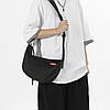 Однотонна сумка серез плече, фото 5