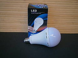 Лампочка світлодіодна аварійна 15 Вт 220В цоколь Е-27 з вбудованим акумулятором