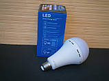 Лампочка світлодіодна аварійна 15 Вт 220В цоколь Е-27 з вбудованим акумулятором, фото 6