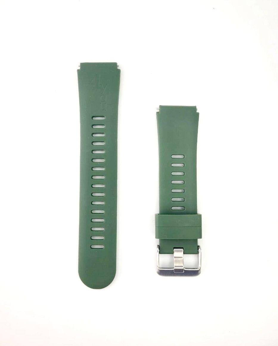 Ремінець силіконовий 4you JOY для смарт годинника 22 мм Dark green, фото 1