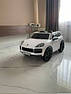 Дитячий електромобіль на акумуляторі Porsche Cayenne з пультом радіокерування для дітей 3-8 років Білий, фото 9