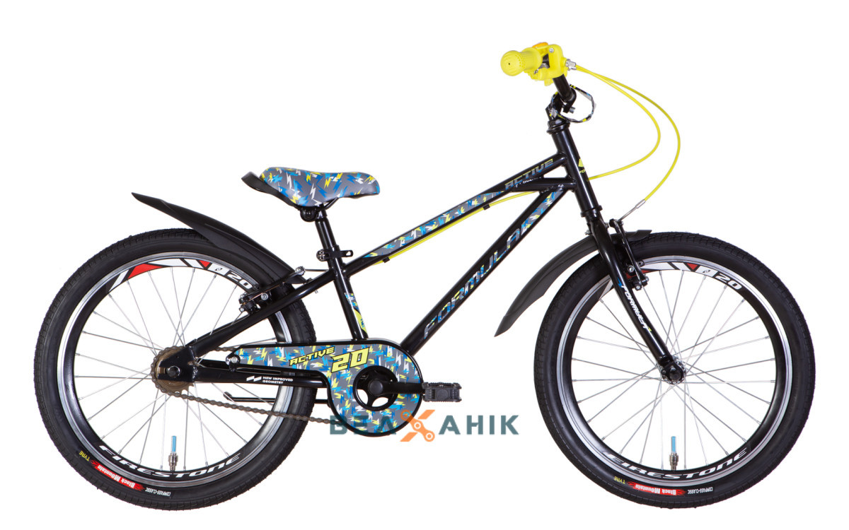 Велосипед 20" Formula ACTIVE (рама 10") ST чорний