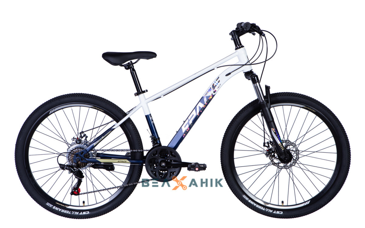 Велосипед 26/quot; SPACE NEPTUNE (035) AM DD (рама 15/quot;) ST біло-синій