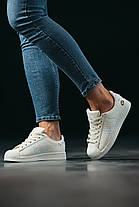 Жіночі Кросівки Adidas Superstar Beige / Адідас Суперстар Бежеві, фото 4