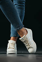 Жіночі Кросівки Adidas Superstar Beige / Адідас Суперстар Бежеві, фото 5