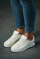 Жіночі Кросівки Adidas Superstar Beige / Адідас Суперстар Бежеві, фото 3