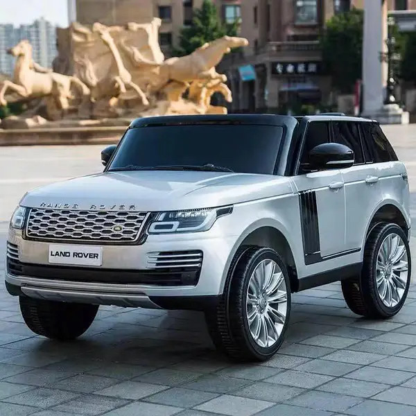 Дитячий електромобіль на акумуляторі Джип Range Rover M 4175 з пультом р/у для дітей 3-8 років сірий