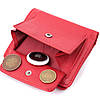 Вертикальний гаманець для яскравих жінок із натуральної шкіри ST Leather 22702 Червоний, фото 8