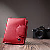 Яскравий гаманець для жінок із кишенею для монет із натуральної шкіри ST Leather 22726 Червоний, фото 9