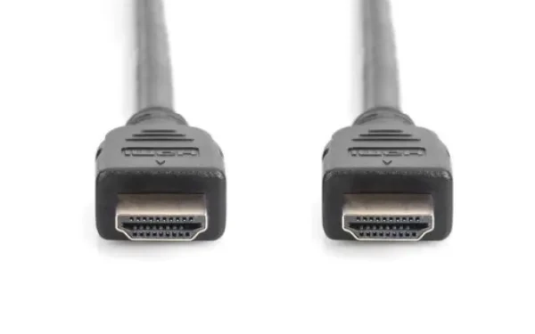 Відео-кабель Digitus AK-330124-010-S HDMI (тато) - HDMI (тато) 1m Black 8K, Ultra High speed/Ethernet
