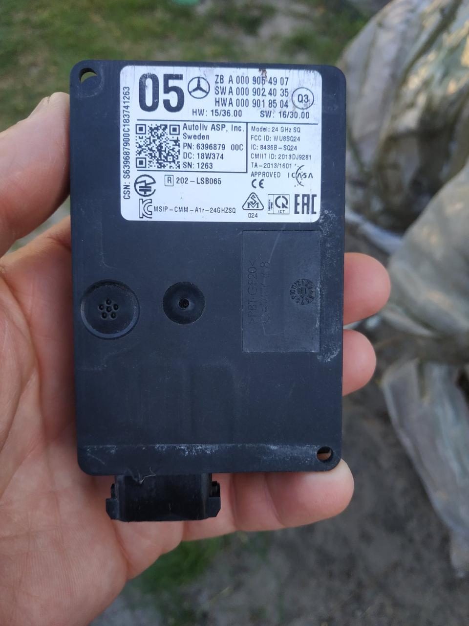 Радарний датчик дистанції MERCEDES GLA W156 A0009054907 оригінал, фото 1