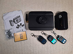 Замок-невидимка з 3-ма пультами H206DB электромеханічний замок з пультом дистанц.управління (оновлений)