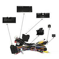 Штатний комплект Lesko рамка 9" + фішка для Ford F150 Raptor 2015+ Тип А 9" (1234-300) Форд з Can-Bus 2 шт., фото 5