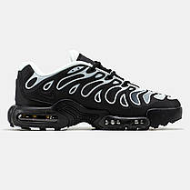 Чоловічі Кросівки Nike Air Max TN Plus Drift Black White / Найк Аїр Макс ТН Плюс Дріфт Чорні з Білим, фото 3