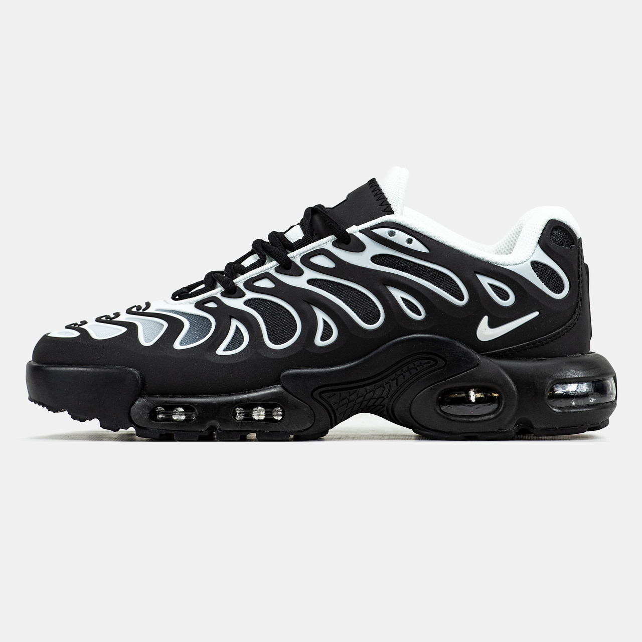 Чоловічі Кросівки Nike Air Max TN Plus Drift Black White / Найк Аїр Макс ТН Плюс Дріфт Чорні з Білим