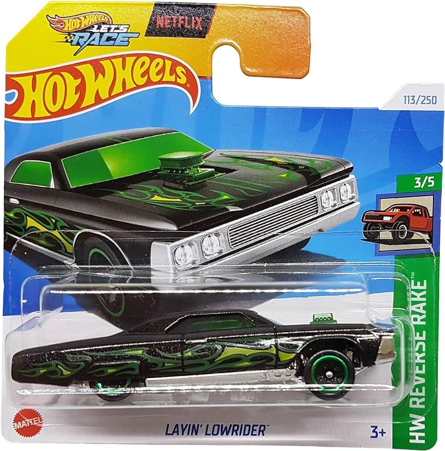 Машинка Хот Вілс 1:64 Layin' Lowrider колекція HW Reverse Rake Hot Wheels Mattel HTB91