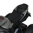 Дитячий електромотоцикл Kawasaki Ninja (сірий колір) 12 V, EVA, ручка газу, фото 5
