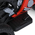 Дитячий електромотоцикл Kawasaki Ninja (червоний колір) 12 V, EVA, ручка газу, фото 6