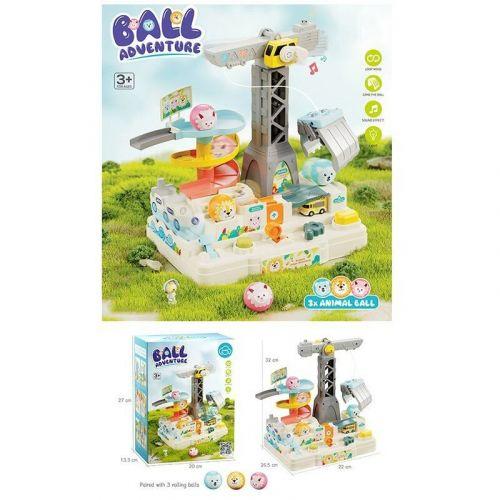 Трек механічний із краном "Ball Adventure", світло, звук [tsi242292-TSI], фото 1