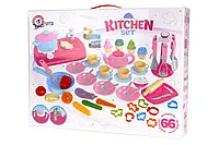 Мега набір  посуду та кухонного приладдя "Кухня з набором посуду ТехноК", арт. 7280 49.3 х 38 х 12 см