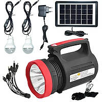 Ліхтар-станція Luxury YJ-1902T 22SMD 2 лампи Powerbank solar ЗУ220В 3 режими 5W