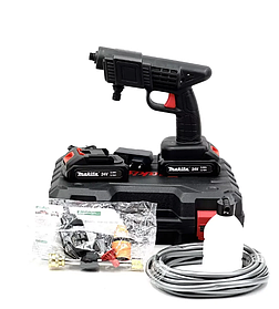 Акумуляторна мийка Makita 24V 5AH з двома акумуляторами, Миття високого тиску акумуляторне, мінімійка