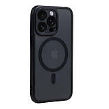 Чохол TPU+PC Anti Drop Full Camera with MagSafe для iPhone 13 Pro Max Колір Black, фото 4