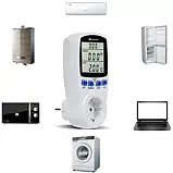 Цифровий лічильник споживання енергії Ватметр 16 А 3680 Вт Izoxis 23576 Польща, фото 9