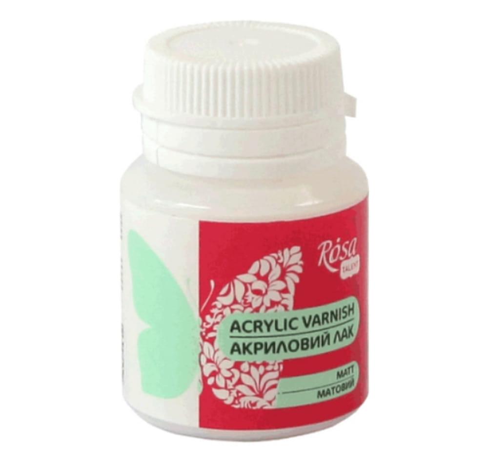 Лак акриловий матовий Rosa Talent 20 мл 48600202, фото 1